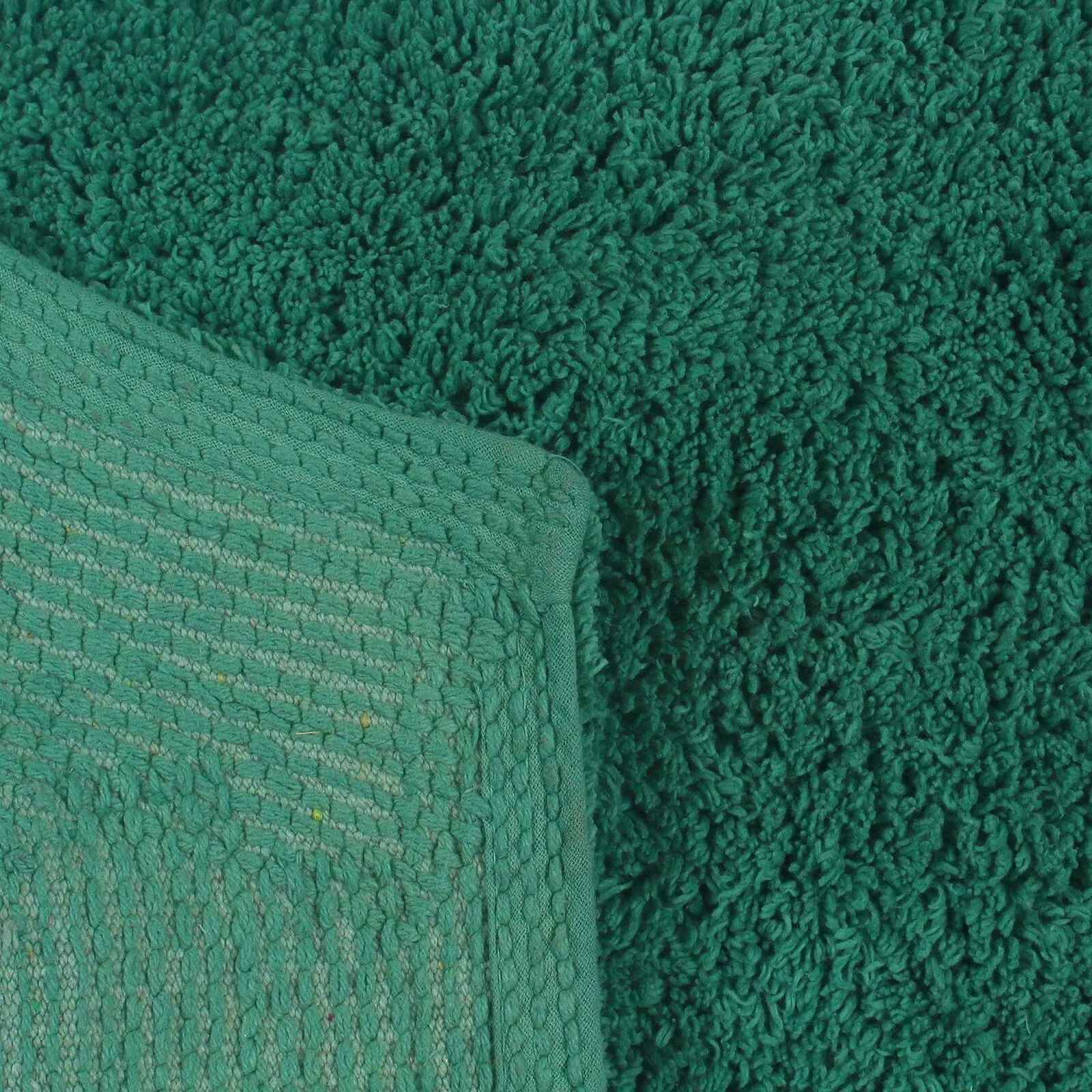 Home Weavers Waterford Quick Dry Bath Rug 1671b34cf45a99 Bottle Green 17" x 24"