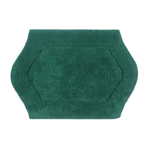 Home Weavers Waterford Quick Dry Bath Rug 1671b34cf45a99 Bottle Green 17" x 24"
