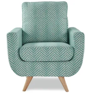 Homelegance Furniture Deryn Accent Chair in Teal 8327TL-1S