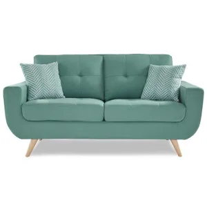 Homelegance Furniture Deryn Loveseat in Teal 8327TL-2