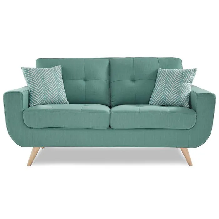 Homelegance Furniture Deryn Loveseat in Teal 8327TL-2