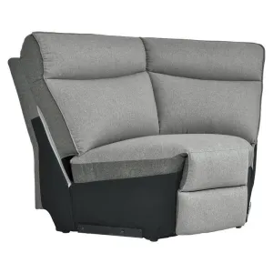 Homelegance Furniture Maroni Corner Seat in Dark Gray/Light Gray 8259-CR