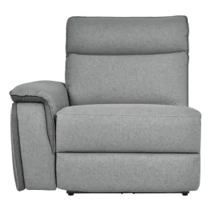 Homelegance Furniture Maroni Power LSF Reclining Chair with Power Headrest and USB Port in Dark Gray/Light Gray 8259-LRPWH