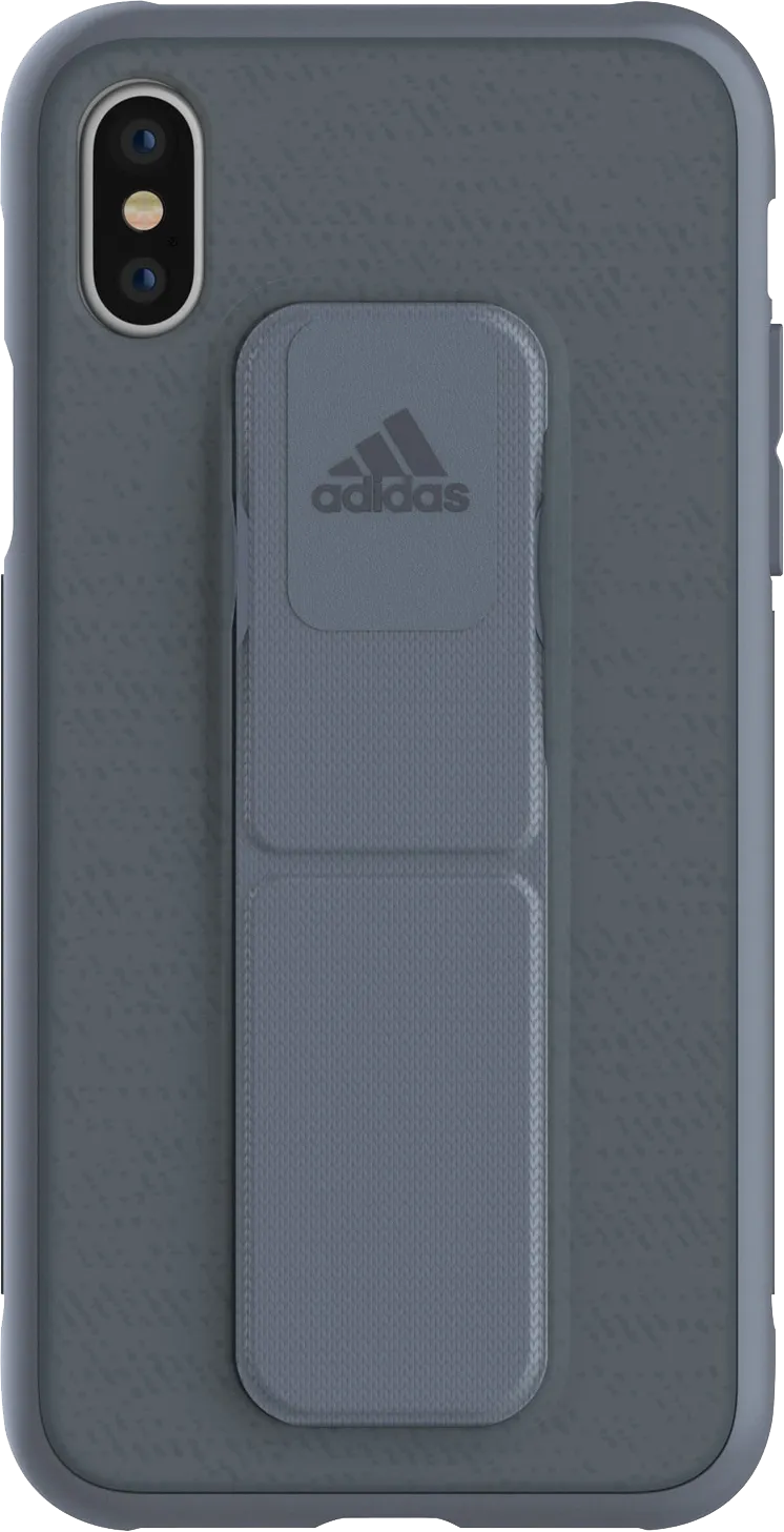iPhone XS/X ADIDAS Grip Case - Raw Steel