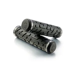 JetBlack Rivet Lock On Grips 133mm | Black