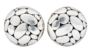 John Hardy Vintage Sterling Silver Dot Earrings