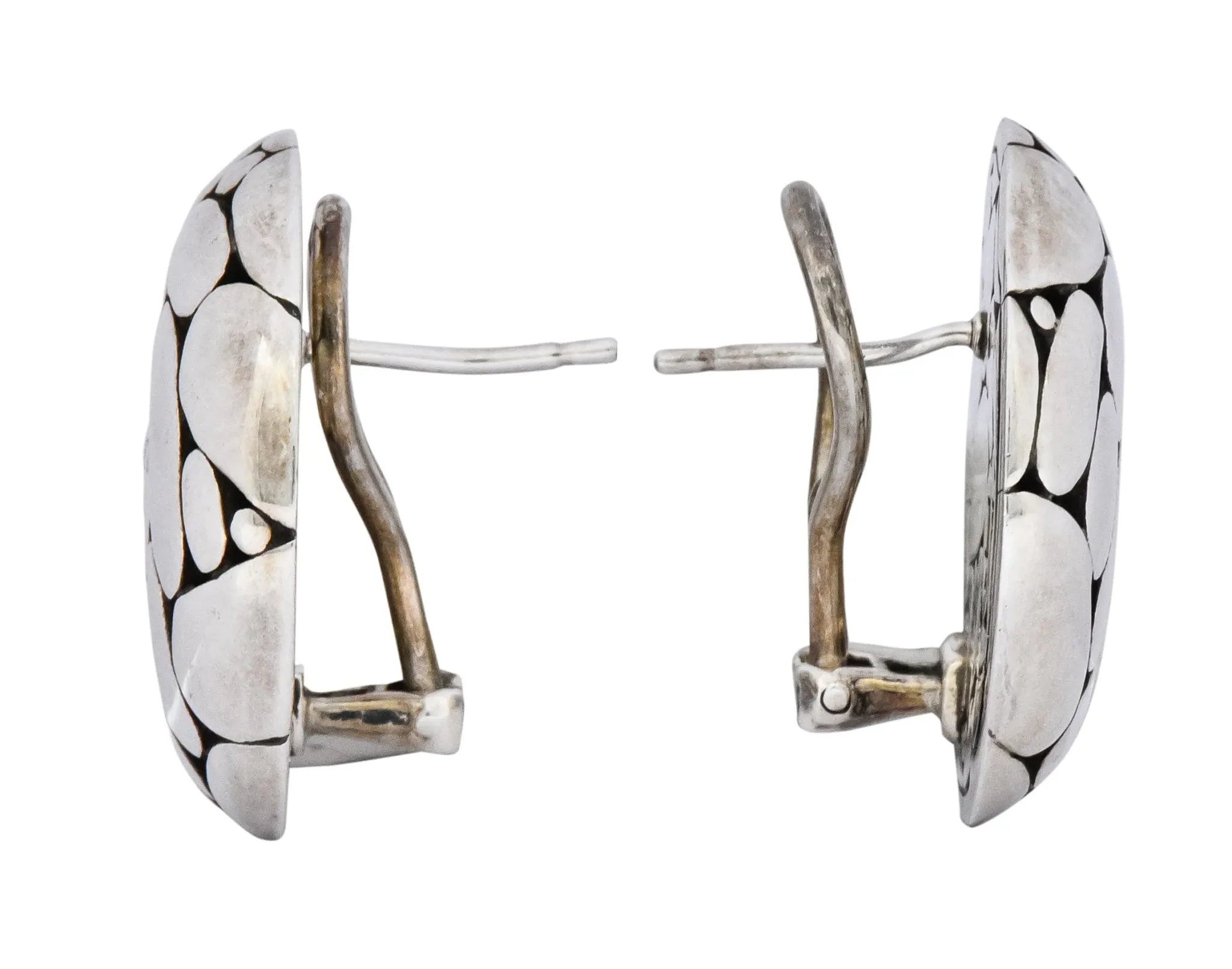 John Hardy Vintage Sterling Silver Dot Earrings