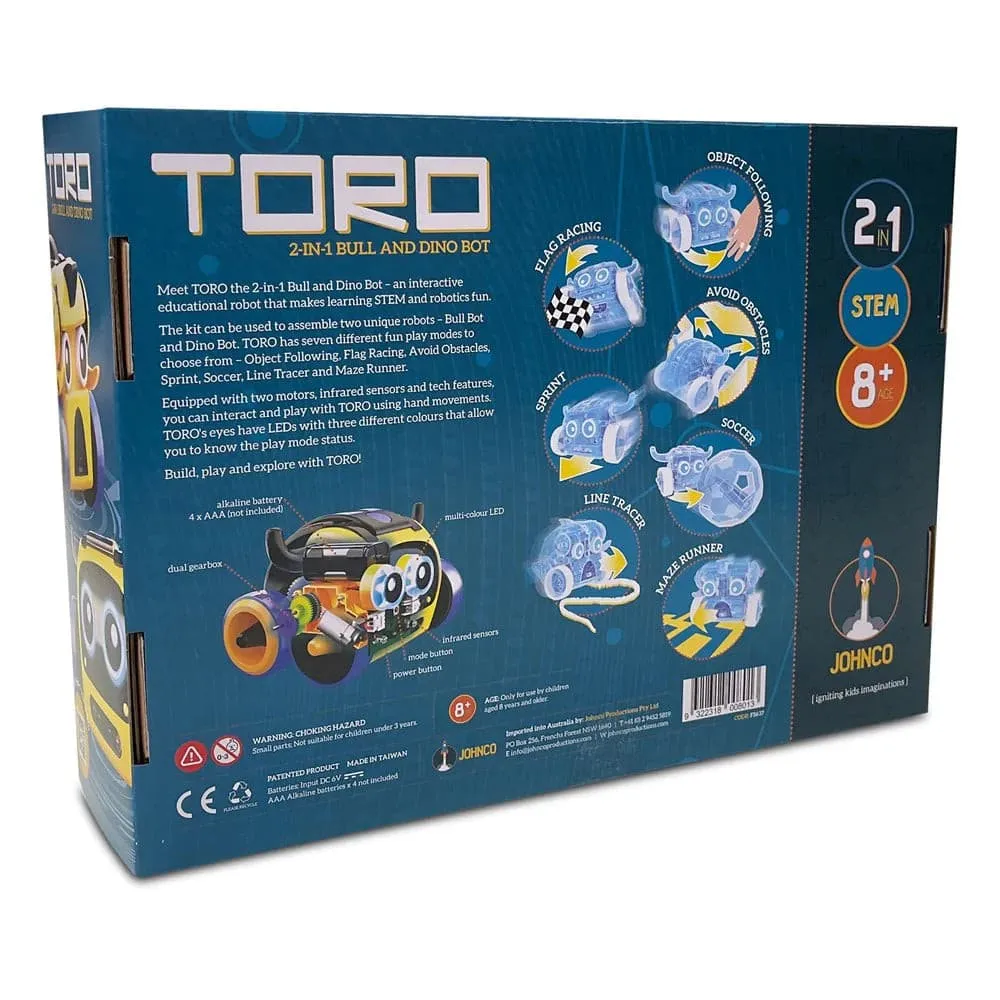 Johnco Toro 2 in 1 Bull & Dinobot