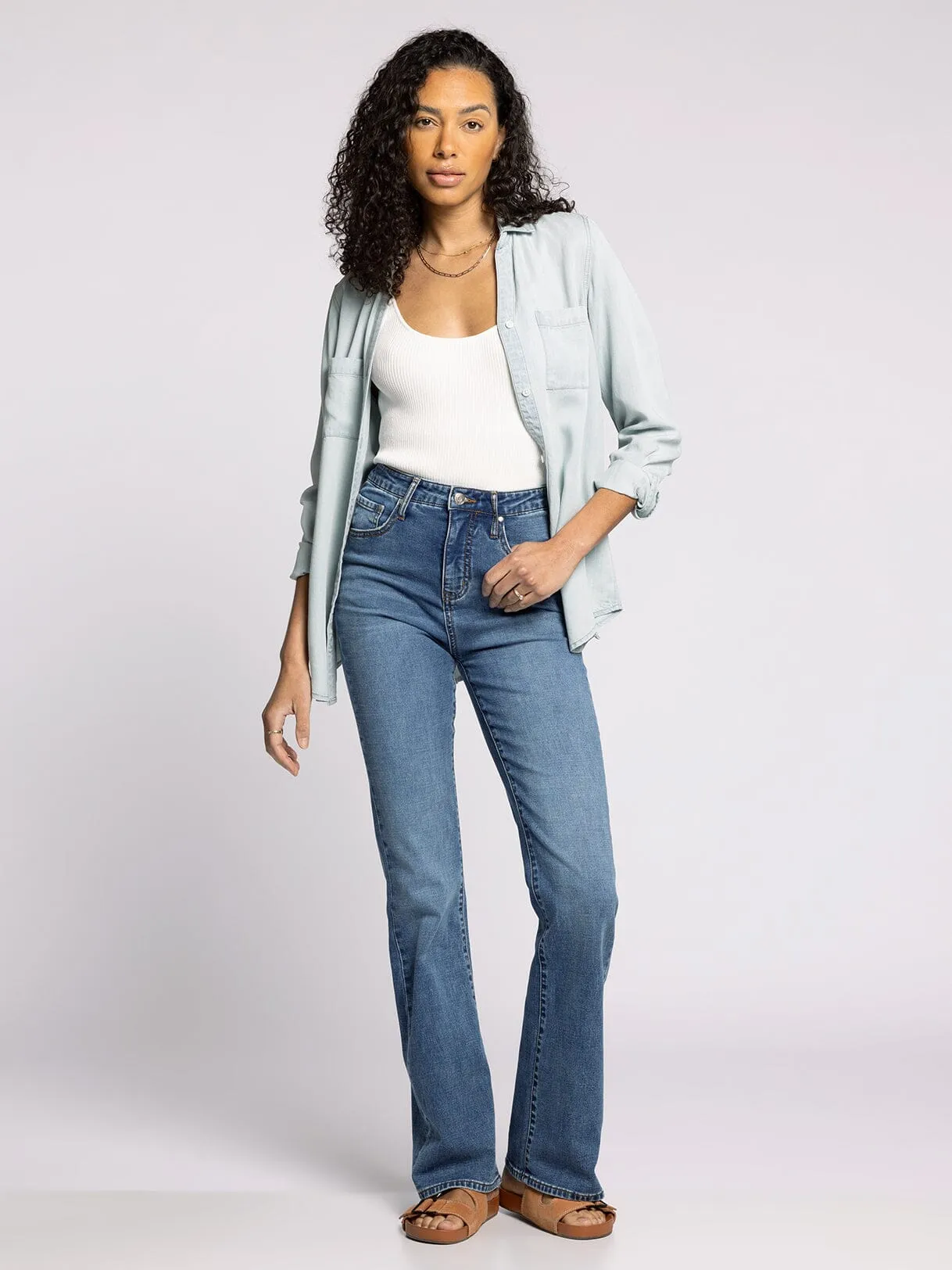JUDE MID RISE BOOT CUT