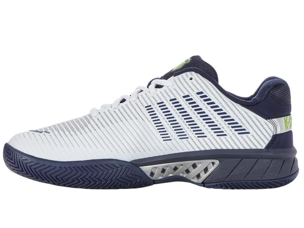 K-Swiss Hypercourt Express 2 Mens Tennis Shoes - White / Peacoat / Silver