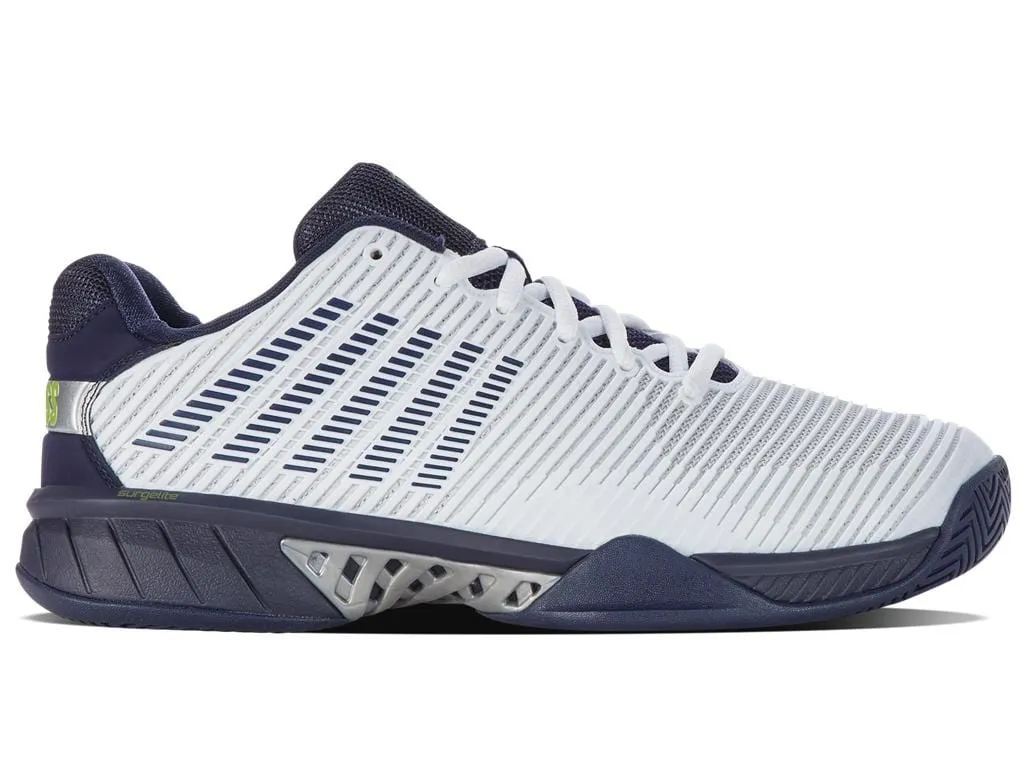 K-Swiss Hypercourt Express 2 Mens Tennis Shoes - White / Peacoat / Silver