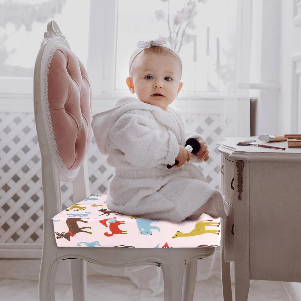Kid Chair Cushion High Seat Pad Baby Pink