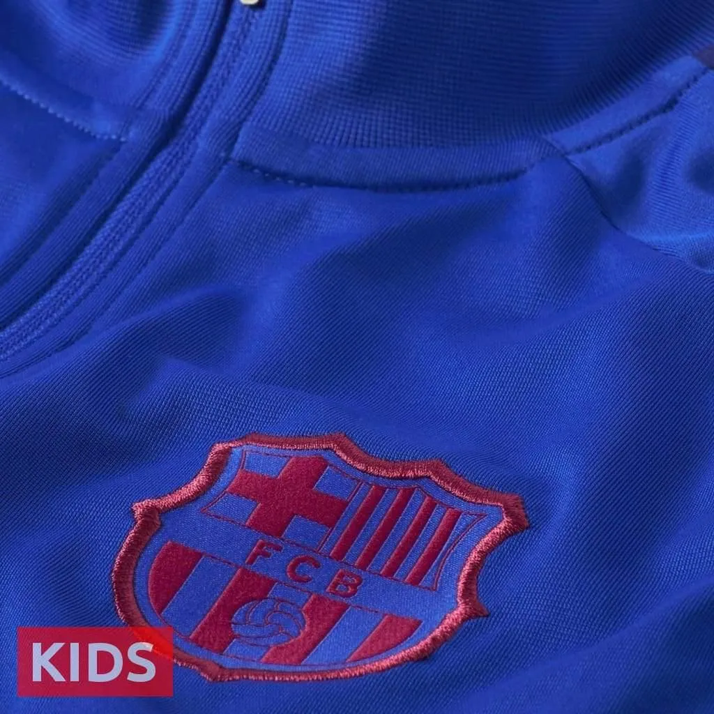 Kids - FC Barcelona blue training presentation Soccer tracksuit 2019/2020 - Nike