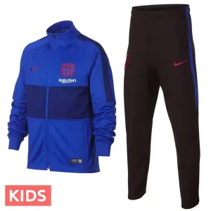 Kids - FC Barcelona blue training presentation Soccer tracksuit 2019/2020 - Nike