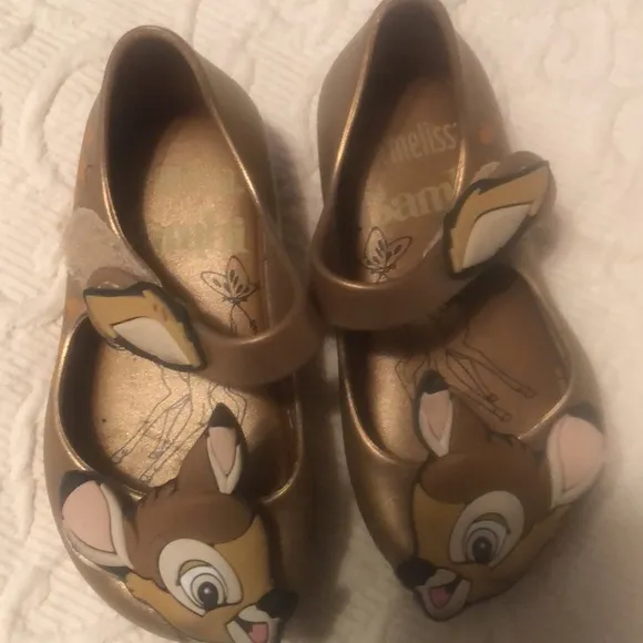 Kids mini Melissa rare Bambi Character Shoes