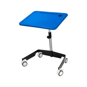 Kids Sit-Stand Mobile Student Desk Adjustable 31-38" Blue Modern