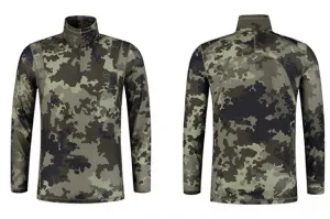 Korda Kool Quick Dry LS Zip Neck Kamo XXL