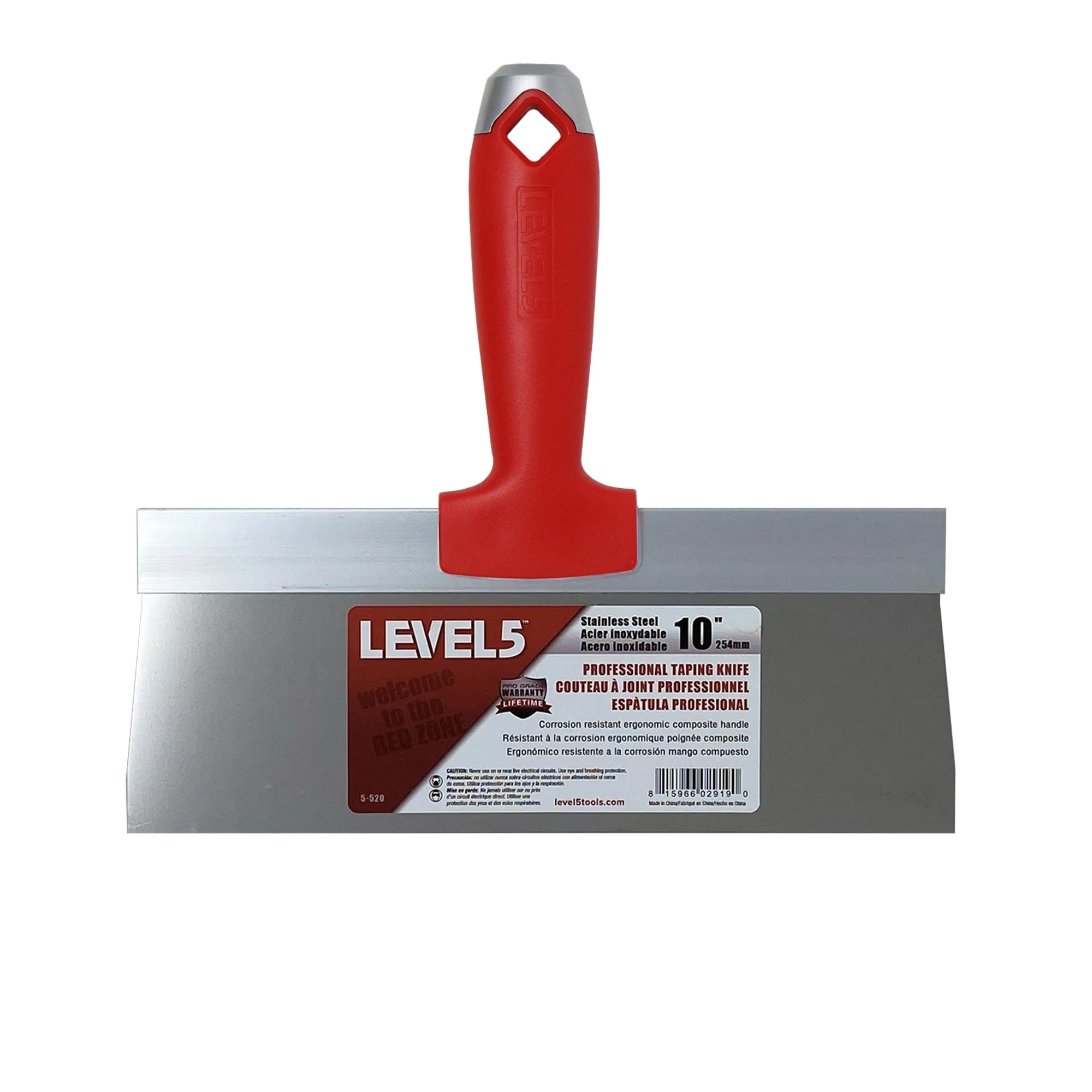 Level 5 Stainless Steel Taping Knife - Composite Handle