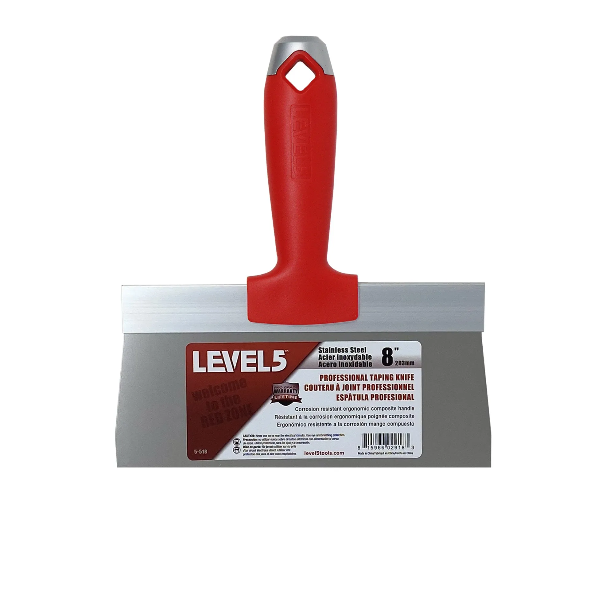Level 5 Stainless Steel Taping Knife - Composite Handle