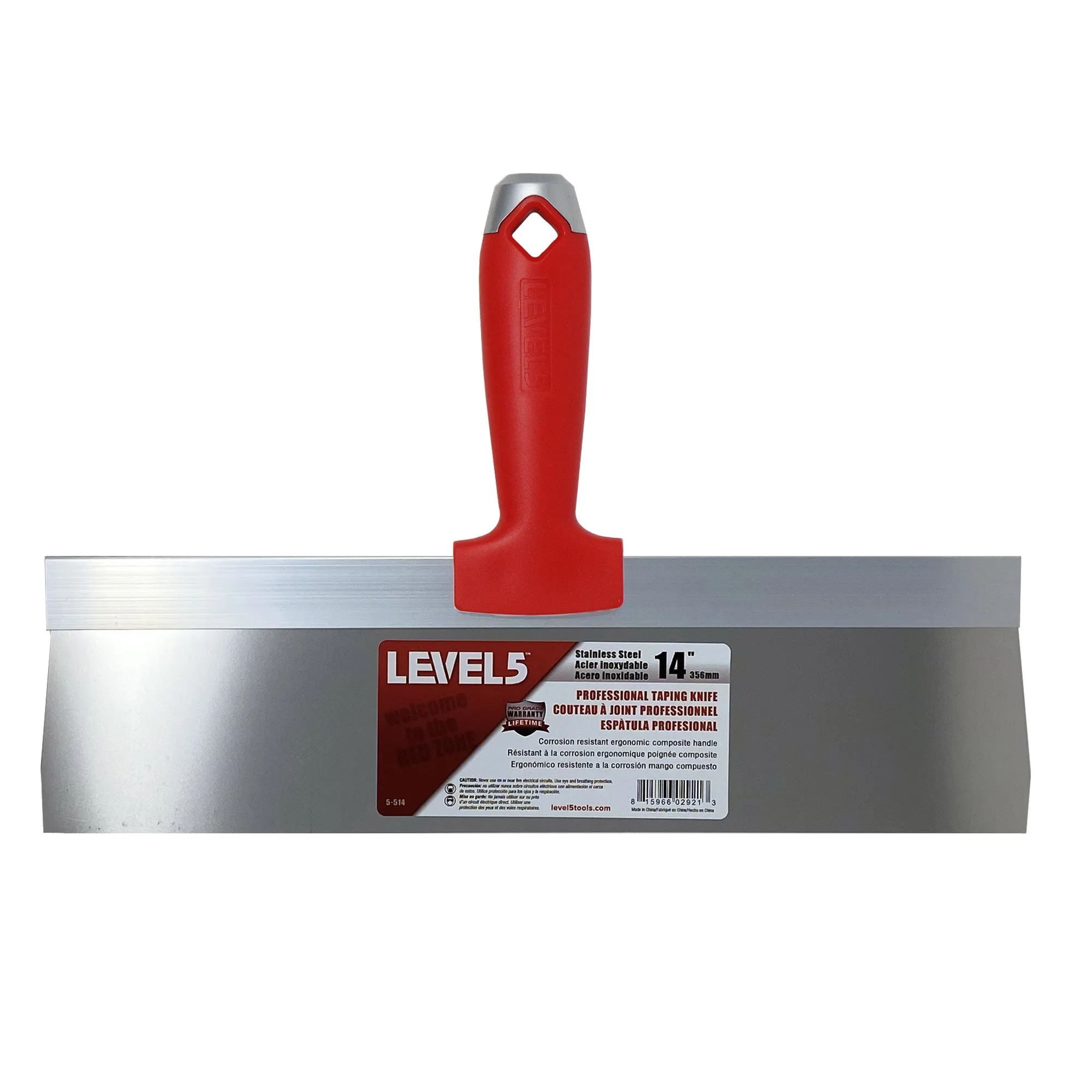 Level 5 Stainless Steel Taping Knife - Composite Handle