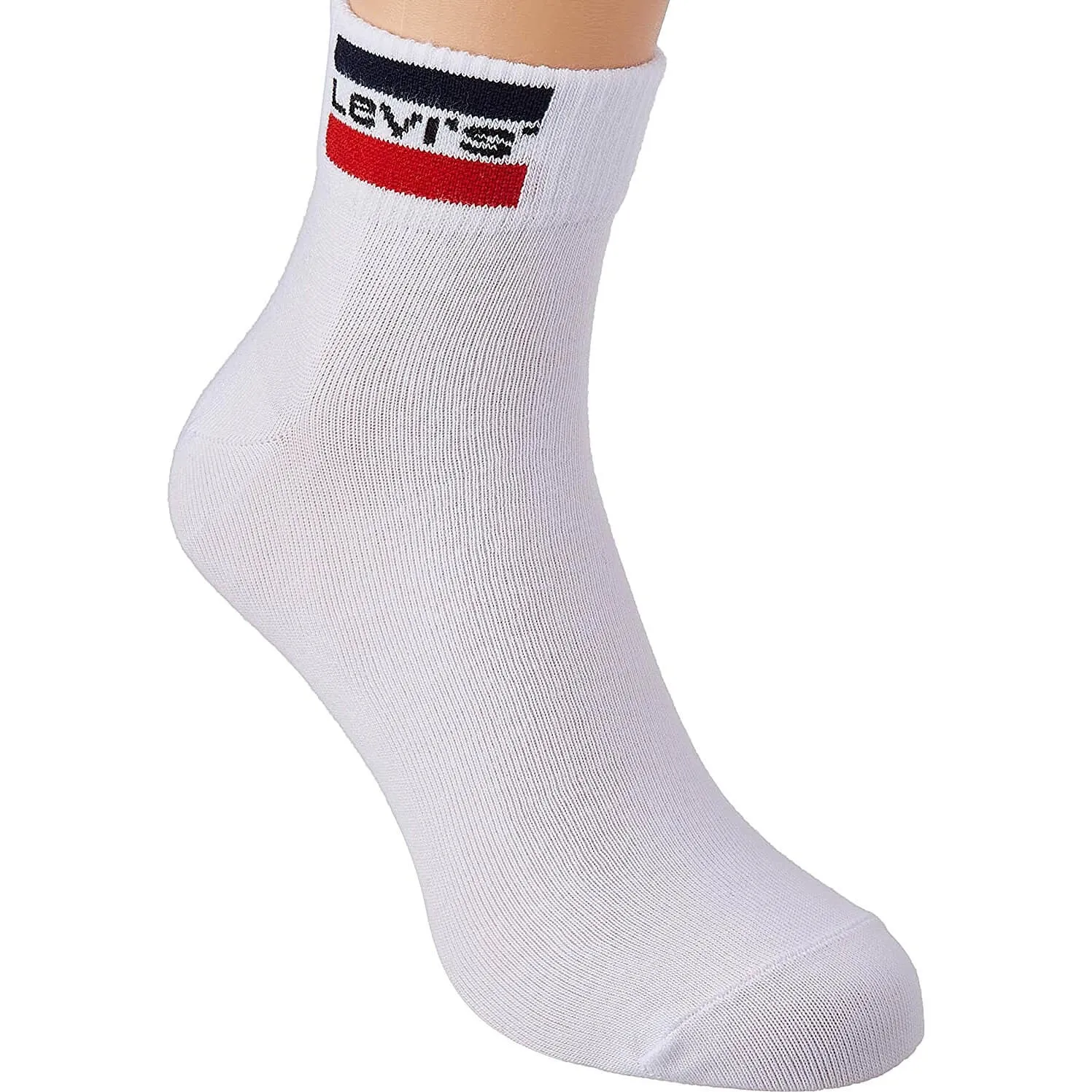 Levis Mid Cut Sprtwr Logo 2P White