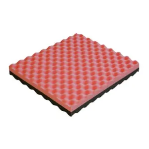 Lifeline Safe Memory Foam Cushion - Pink / Grey (16" X 16") 104