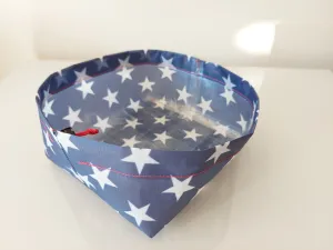 Lightweight Dog Bowl - RW&B Stars Dyneema