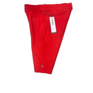 Lija Women's Golf Bermuda Shorts Coral Reef Red Athleisure Style Size 12