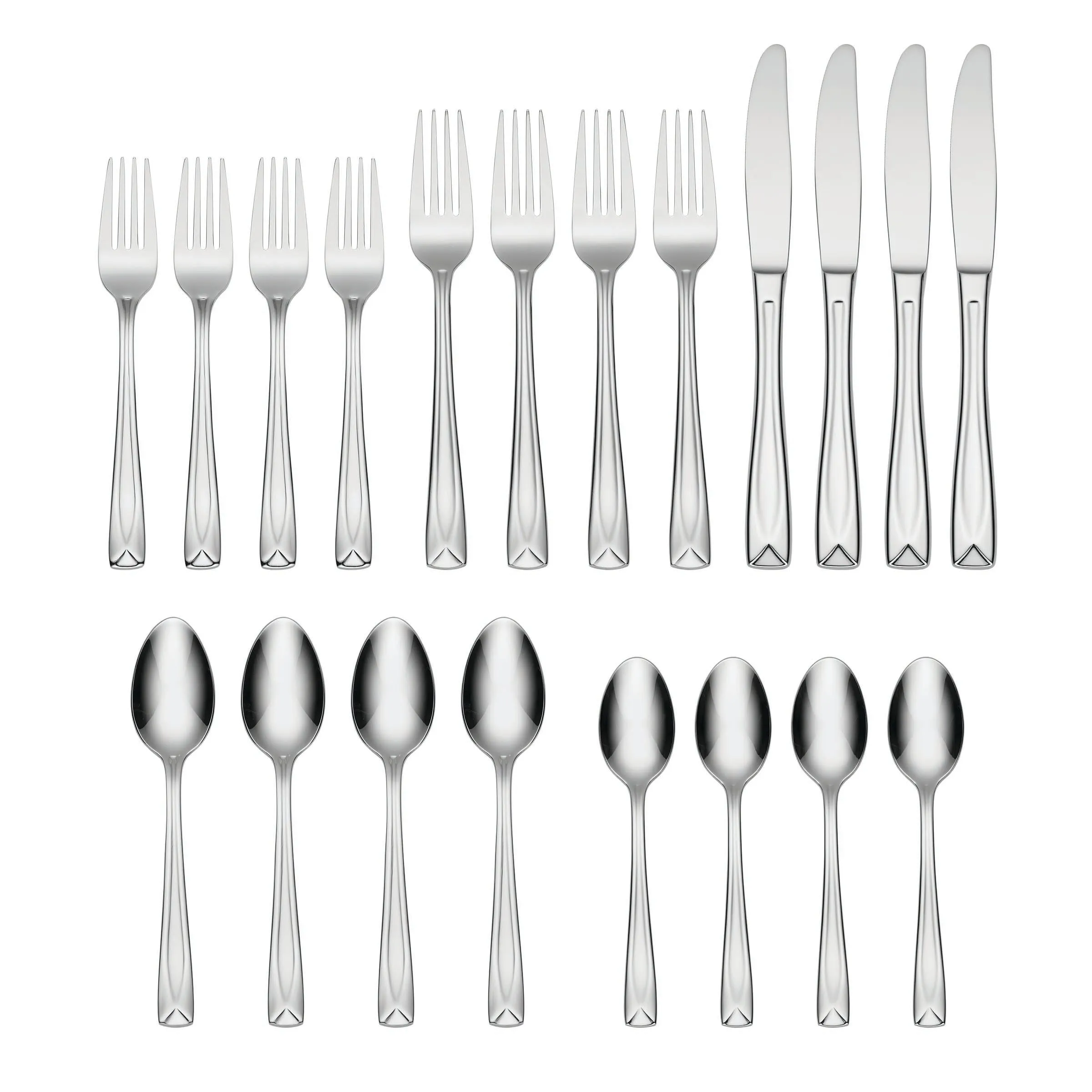 Lincoln 20 Piece Everyday Flatware Set