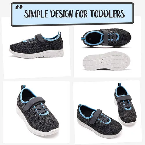 Little Kid Running/Walking Tennis Shoes Blue Black- KOMFORME