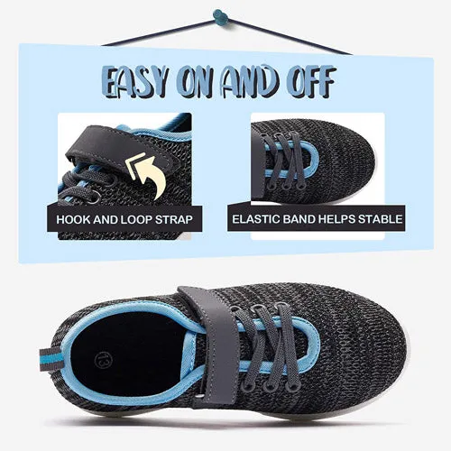 Little Kid Running/Walking Tennis Shoes Blue Black- KOMFORME