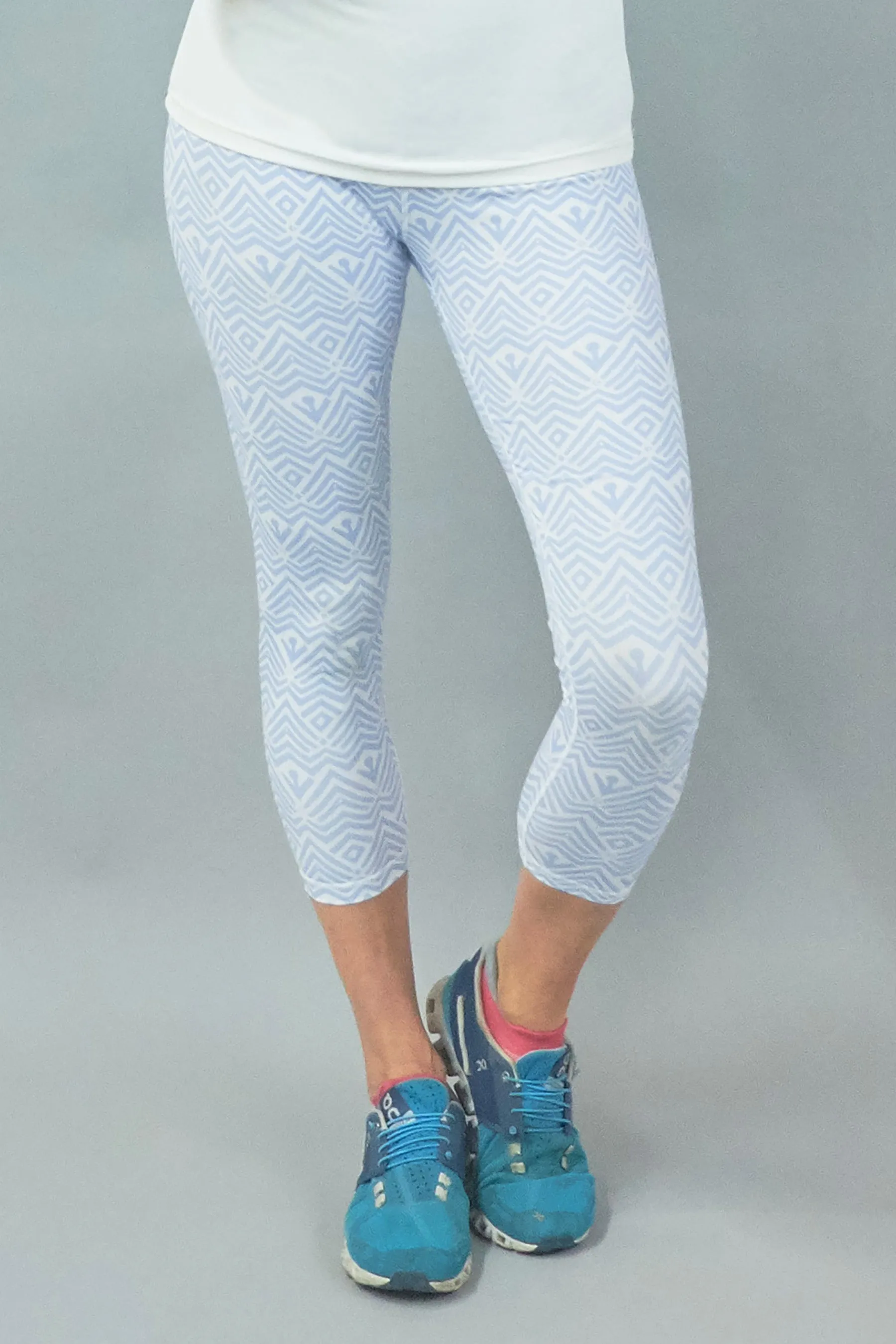 Lotus Legging - Ripple Periwinkle