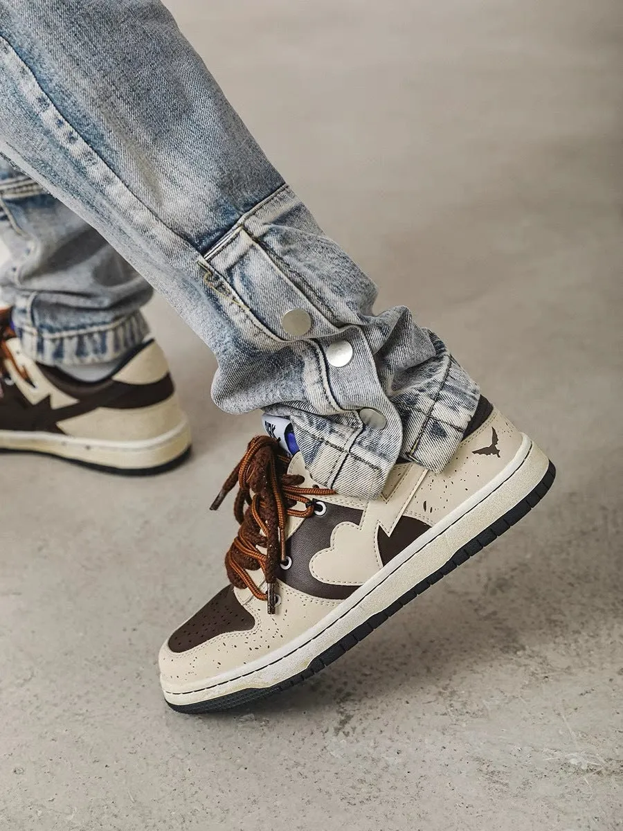 Love Shoes Men's Low Top Breathable Shoes