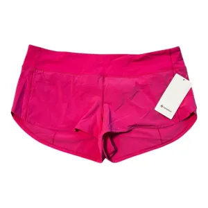 Lululemon Speed Up LR Low Rise Short 2.5&quot; Lined SNCP Sonic Pink Size 14 NWT