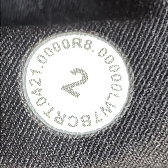 Lululemon Speed Up Mid-Rise Lined Short 4&quot; Logo Flourish Black Iridescent Foil 2