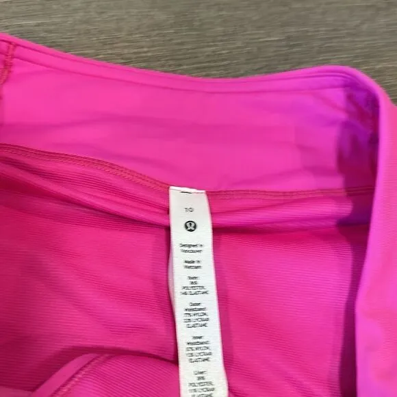 Lululemon Speed Up Low-Rise Short 2.5&quot; Sonic Pink‎ size 10 NWT shorts 💝