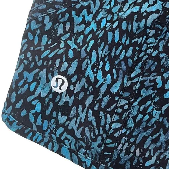 Lululemon Tracker Low-Rise Short 4&quot; *Illuminate Multi Black