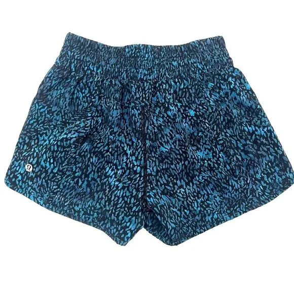 Lululemon Tracker Low-Rise Short 4&quot; *Illuminate Multi Black