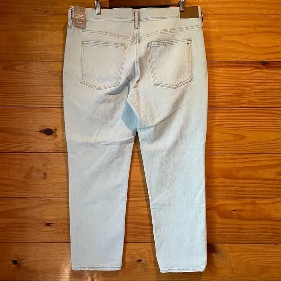 Madewell The Mid Rise Perfect Vintage Jean in Fitzgerald Wash 32 Plus Size NWT