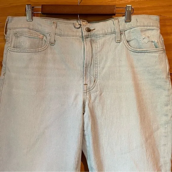 Madewell The Mid Rise Perfect Vintage Jean in Fitzgerald Wash 32 Plus Size NWT