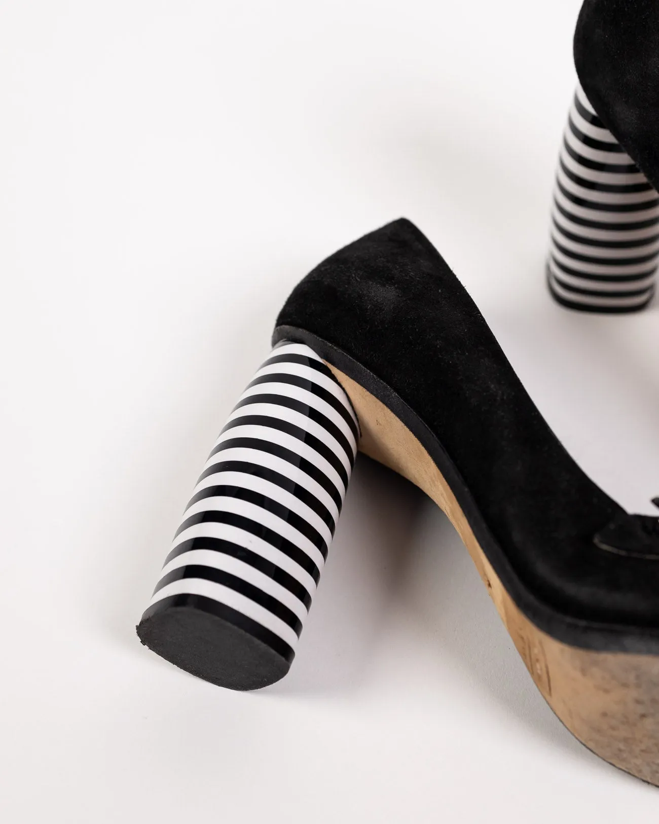 Marc Jacobs Vintage Stripe Mary Jane Heels