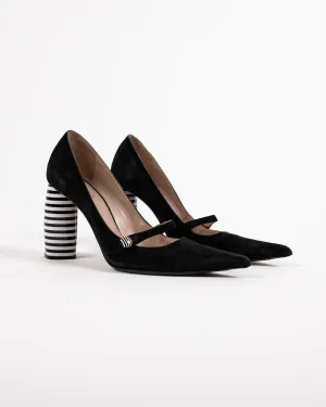 Marc Jacobs Vintage Stripe Mary Jane Heels