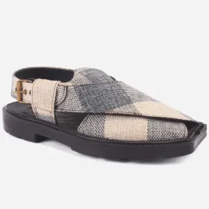 Men's "SIDIQ" Leather Flat Peshawari Sandals