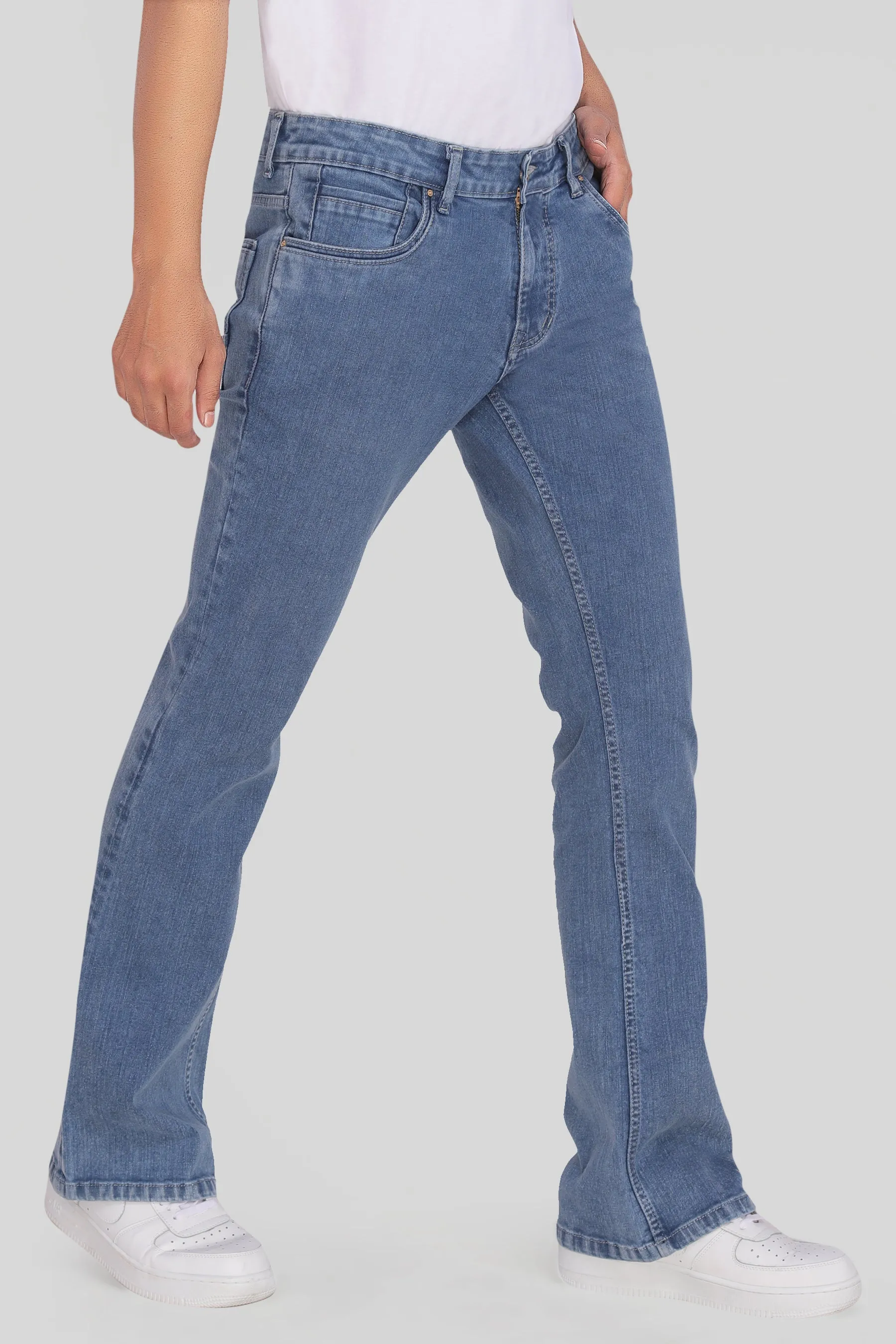 Mid Blue Boot Cut Sale