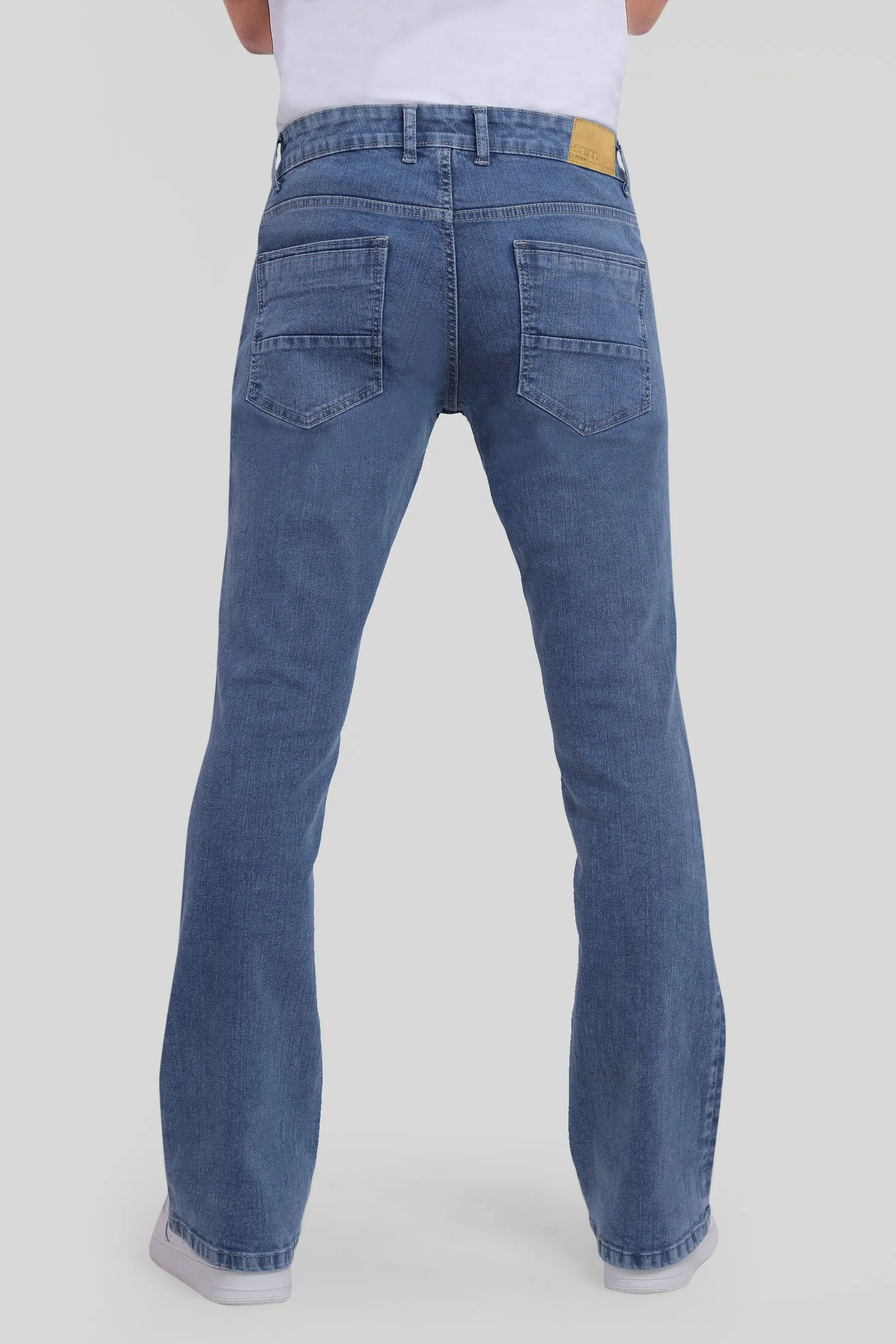 Mid Blue Boot Cut Sale