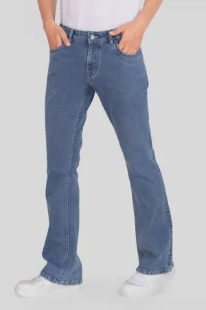 Mid Blue Boot Cut Sale