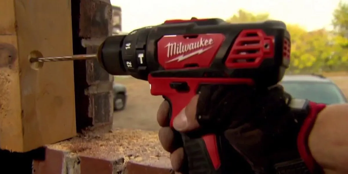 Milwaukee M12BPD Cordless 12V 2 Speed Sub Compact Percussion Hammer Drill