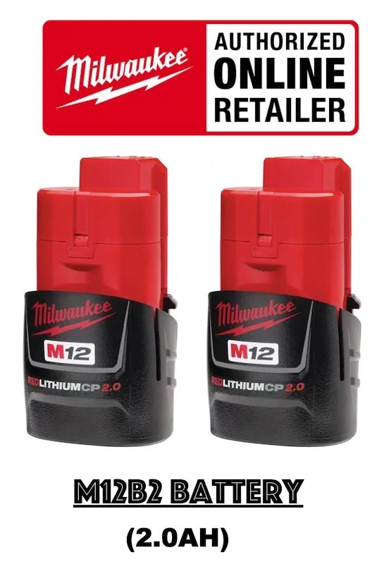 Milwaukee M12BPD Cordless 12V 2 Speed Sub Compact Percussion Hammer Drill