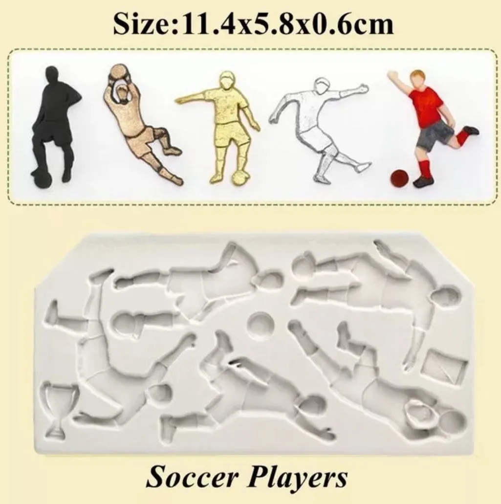 MINI FOOTBALL THEMED/ FOOTBALLERS MOULD
