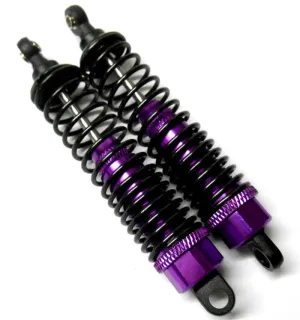 N106004P 1/10 Scale Buggy Shock Absorber Damper Alloy HSP 90mm Long Purple x 2